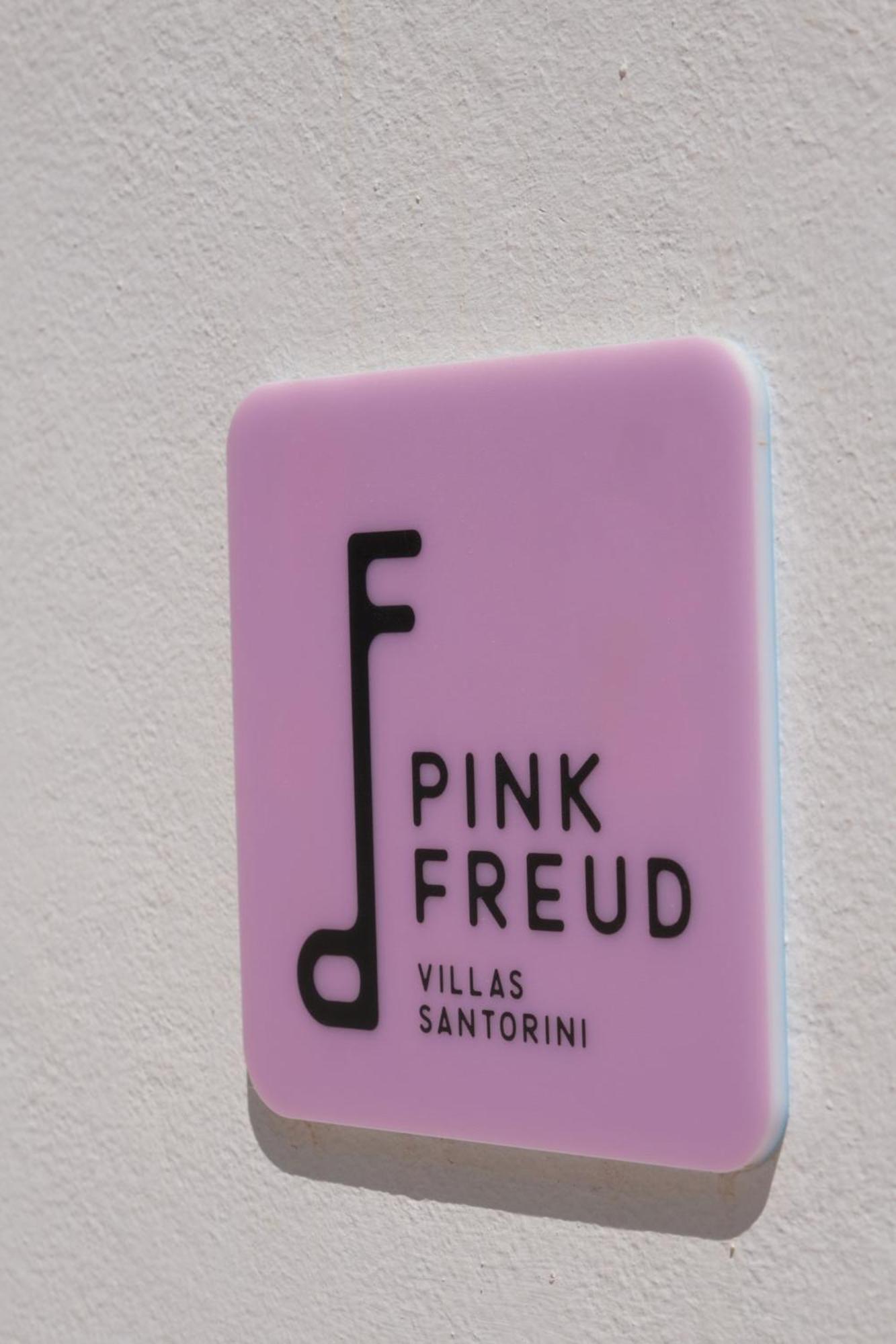 Pink Freud Villas Santorini 이아 외부 사진